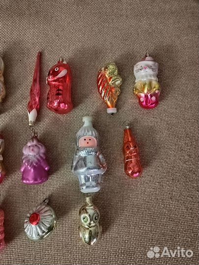 Елочные игрушки СССР одним лотом