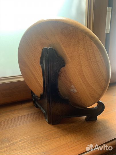 Тарелка сувенир из Таиланда с подставкой слоны