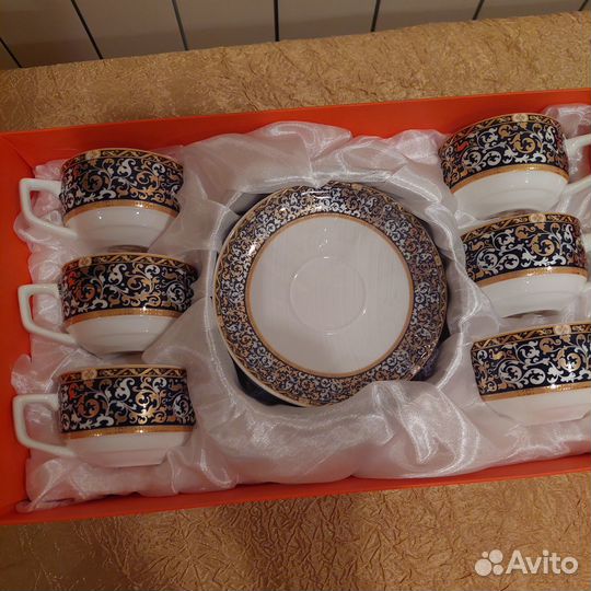 Кофейный сервиз новый фарфор