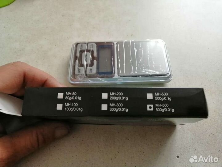 Ювелирные карманные весы, до 500 г