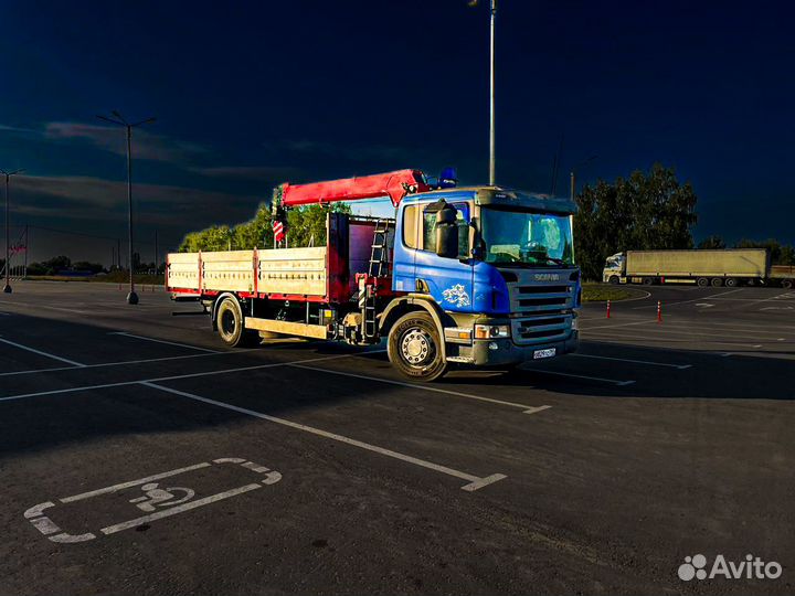 Аренда и услуги манипулятора, стрела 7 т, 18.5 м, борт 7 т, 6.2 м