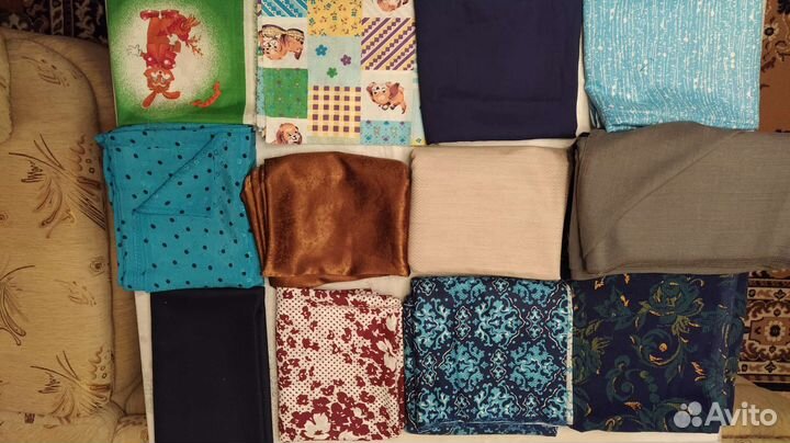 Отрезы тканей времён СССР