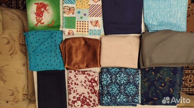 Отрезы тканей времён СССР