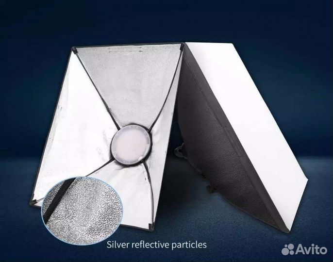 Комплект постоянного света (софтбоксы, светодиоды)