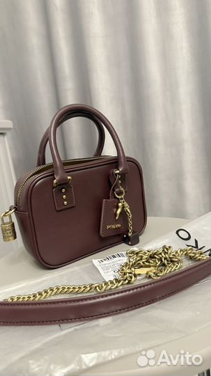 Сумка pinko бордовая