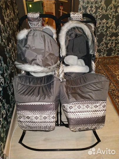 Коляска санки