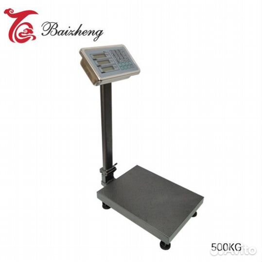Весы платформенные до 500 кг, память, дисплей