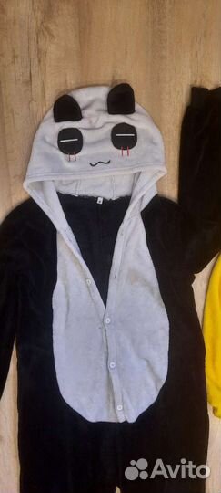 Кигуруми Пикачу и панда