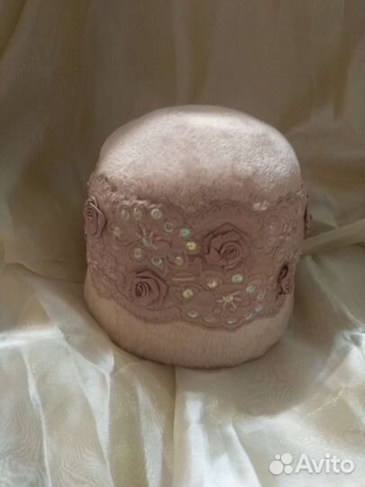 Шляпа котелок ретро для ребенка или куклы