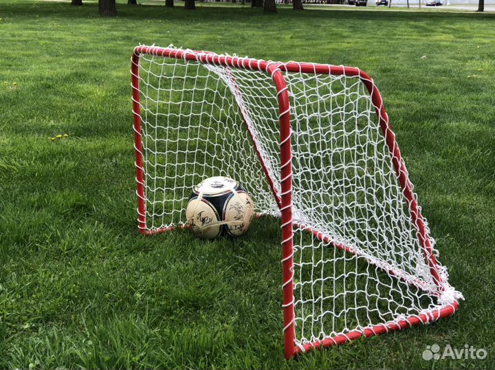 Футбольные ворота с сеткой 1,00м х 0,60м х 0,50м