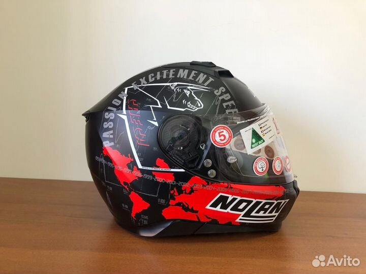 Мотошлем Nolan N87 Iconic Replica N-com C.Checa XL