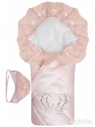 Конверт на выписку для девочки новый в упаковке