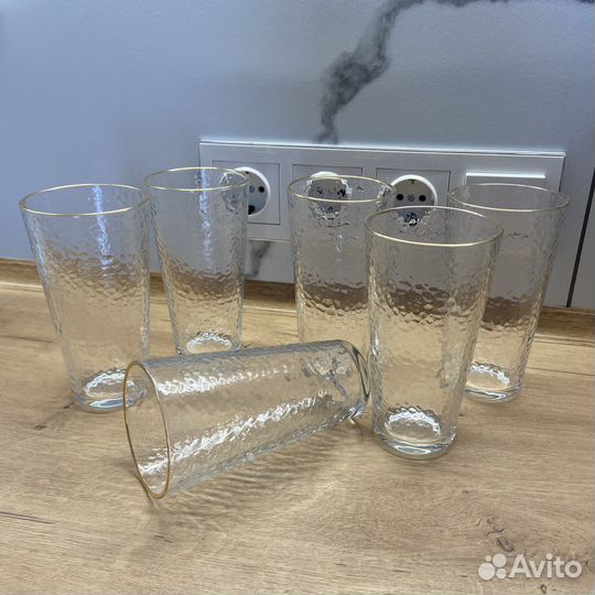 Бокалы для вина/стаканы под сок виски 6 штук набор