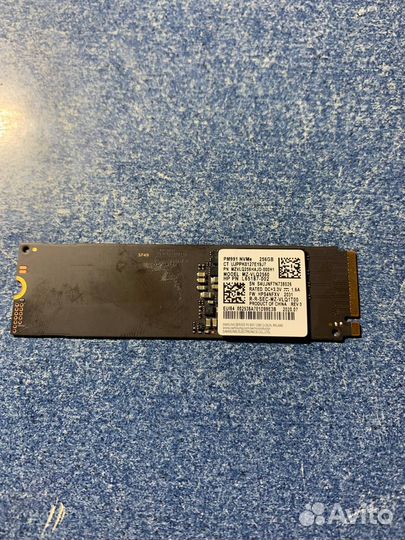 Продаю 2 диска nvme samsung 256 GB