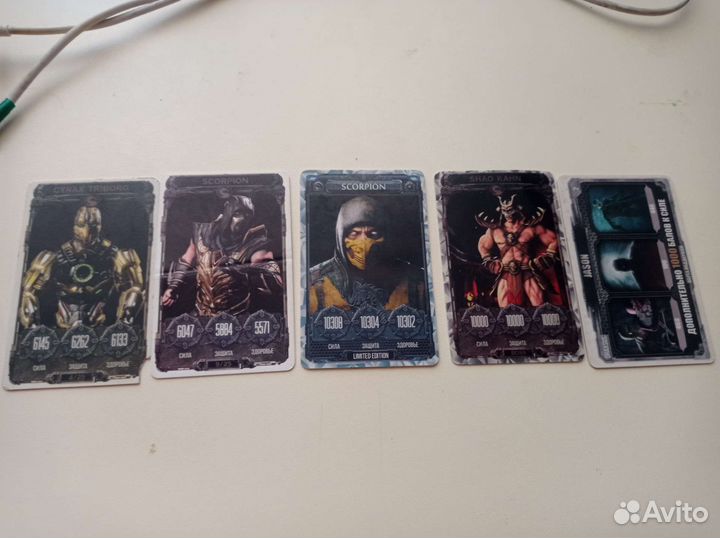 Карточки мортал комбат