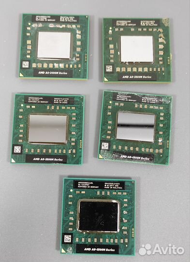 Процессоры Intel и AMD для ноутбуков