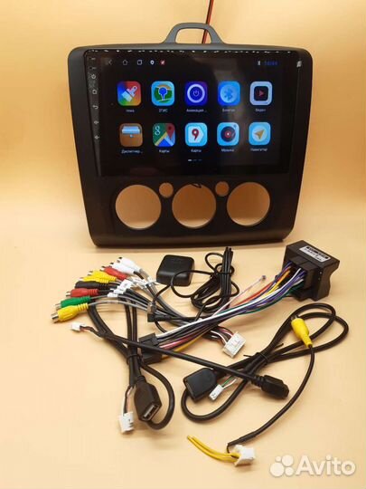 Магнитола андроид Форд Фокус-2 (климат) 2005-11г