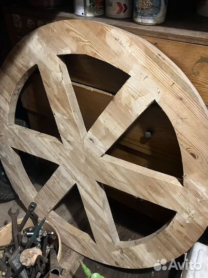 Люстра потолочная колесо заготовка