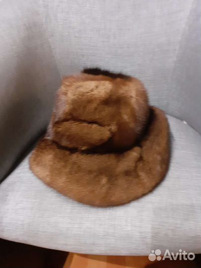 Шапка женская норковая ретро