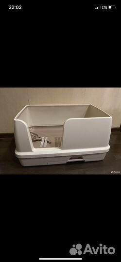 Лоток для кошек большой с выдвижным поддоном