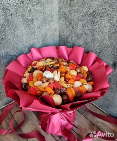 Съедобный подарок букет мужской фруктовый