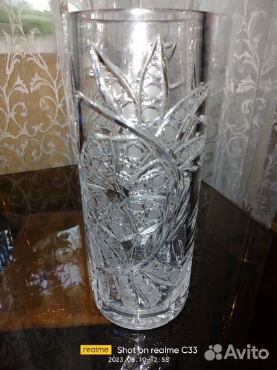 Хрустальные вазы для цветов, фруктов, конфет