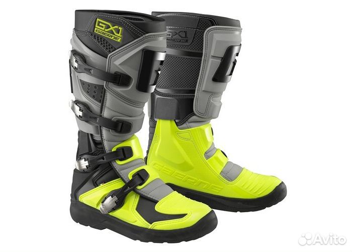 Мотоботы gaerne GX-1 EVO Черный/Желтый/Серый