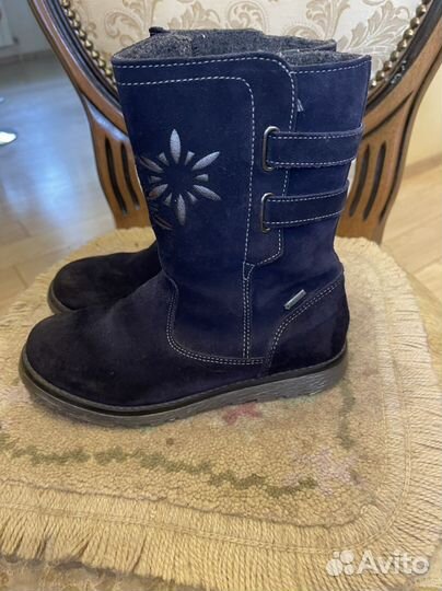 Сапоги на девочку 32 размера б у на молнии