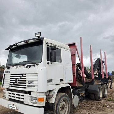 Лесовоз (сортиментовоз) Volvo F12 с КМУ Jonsered, 1987