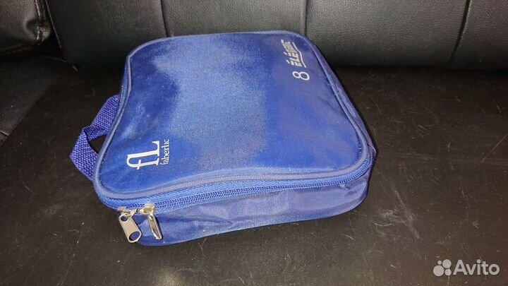 Косметичка мужская синяя большая 8element faberlic