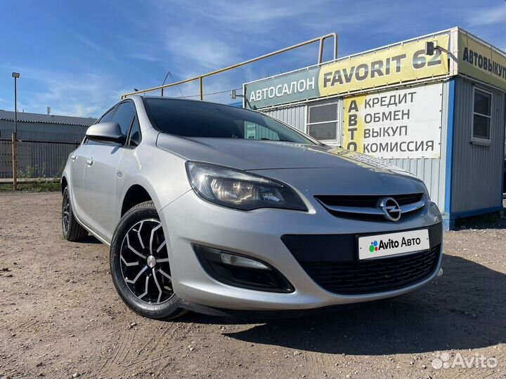 Opel Astra 1.6 MT, 2014, 94 000 км