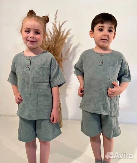 Муслиновый костюм для детей