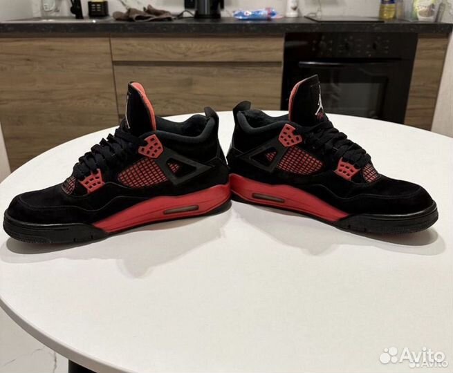 Air jordan 4 red thunder оригинал