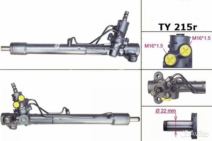 Рулевая рейка Scion XA 2003-2006, Toyota Echo 1999