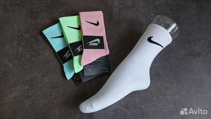 Носки Nike высокие цветные