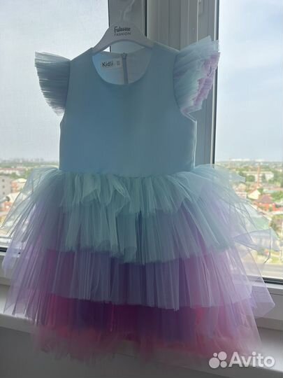 Платье радужное