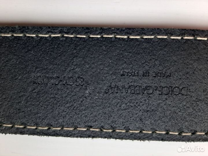 Dolce gabbana ремень оригинал кожа