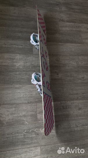 Комплект сноуборд 54, крепления, ботинки 39 размер