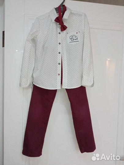 Костюм х/б брюки + рубашка р. 110-116