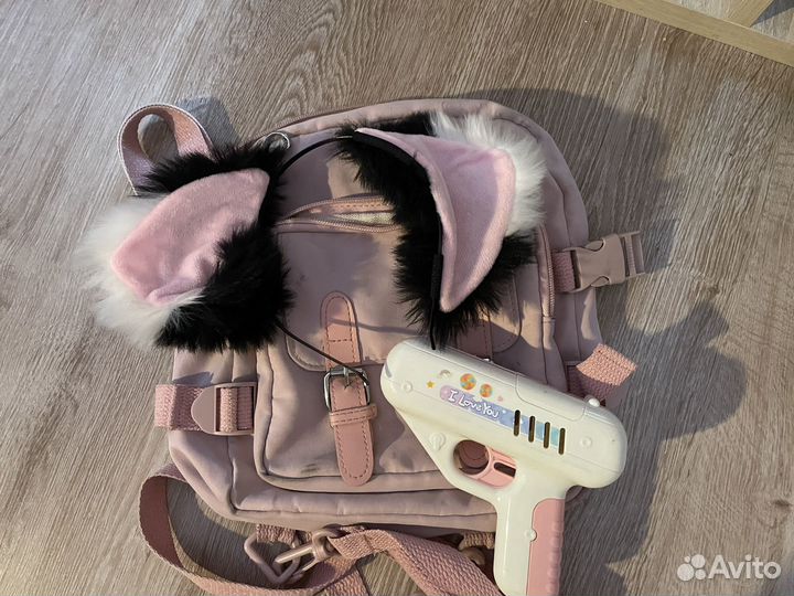 Мягкие игрушки, рюкзак, ушки, фигурки