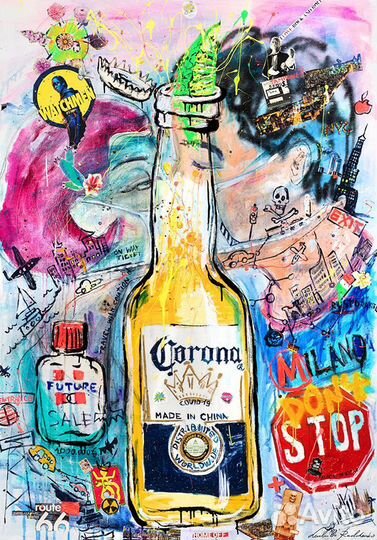 Панно на алюминии 150х100 LR-006 Художник Ludmilla