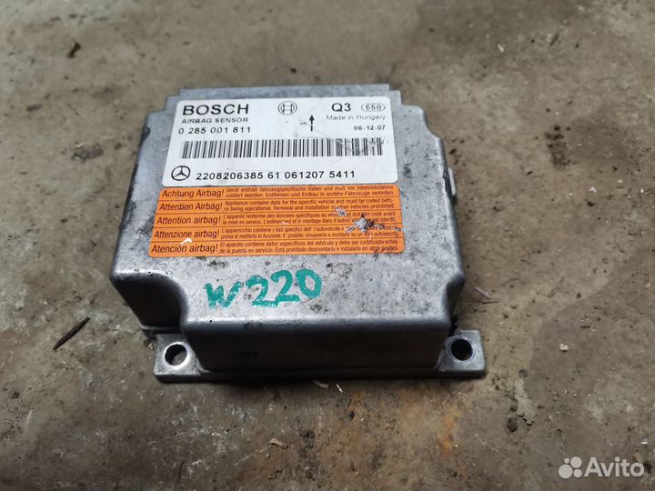 Блок управления AirBag на Mercedes Benz s430 w220