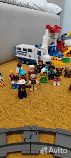 Lego duplo дупло железная дорога большая