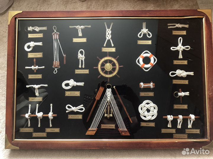 Панно с морскими узлами