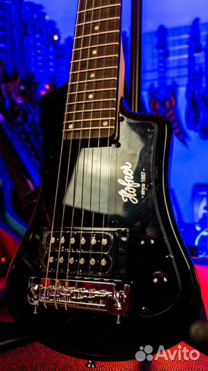 Travel Guitar Hofner China Black