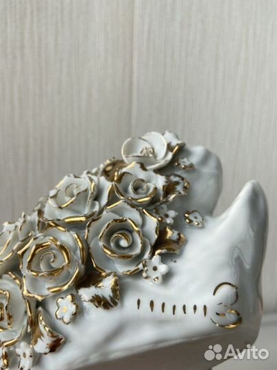 Статуэтка ваза салфетница фарфор винтаж 20-30г