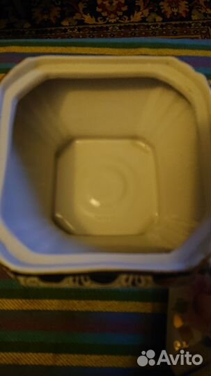 Сахарница розовая гжель