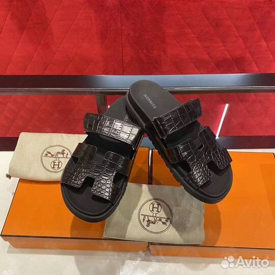 Шлепанцы мужские Hermes