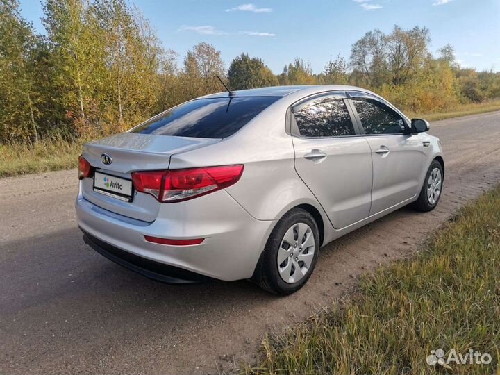 Kia Rio 1.4 МТ, 2016, 137 000 км