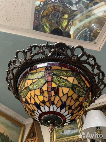 Винтажная люстра бронза